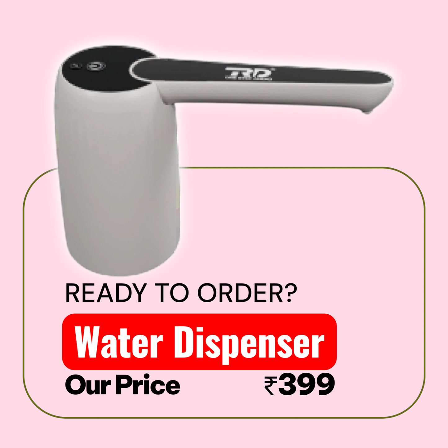 RD WD693 Automatic Rechargeable Water Bottle Pump – Portable Electric Dispenser