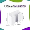 Tensea ABS Mobile Phone Charging Stand, Multi-Functional Storage Holder, Bedside Fixed Rack, Bedroom, Office Accessories, Acrylonitrile Butadiene Styrene, White 01, Portable Electronic Devices, 9.9x3x8.6 cm