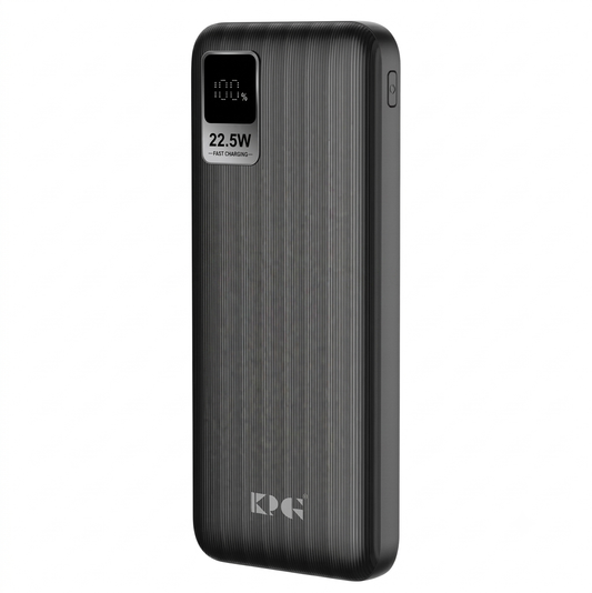 KPG 10000mAh Portable Power Bank – 22.5W Fast Charging with Power Delivery (PD) & QC 3.0, Digital LED Display
