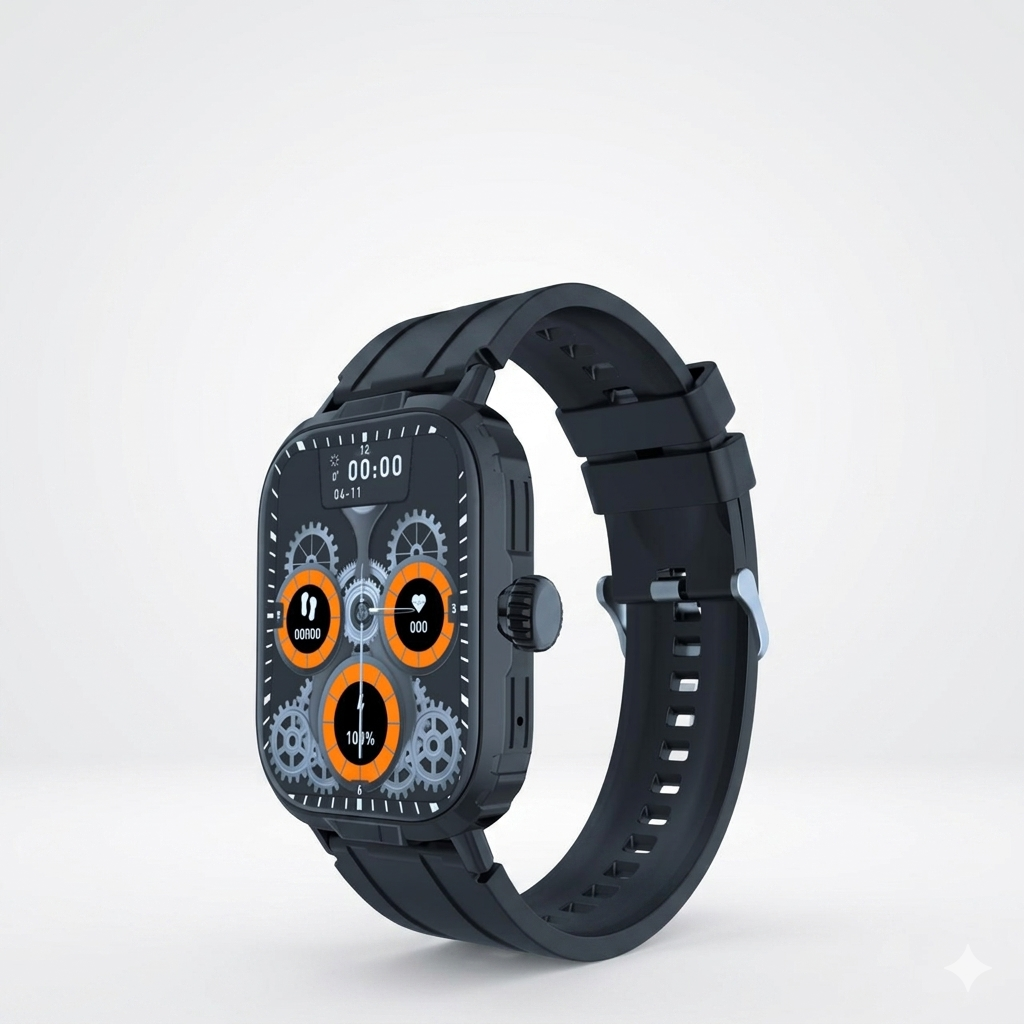 RD XR-600 Horizon Smart Watch | 200mAh Battery | Sports & Health Tracking | 6 Months Guarantee