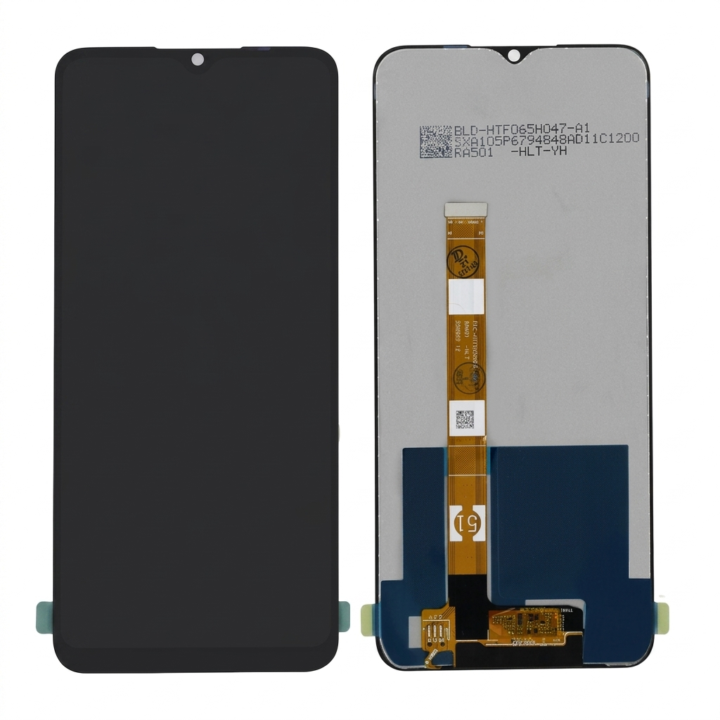 Realme Narzo 50A Replacement Screen | 60Hz Refresh Rate OEM Display Combo Folder