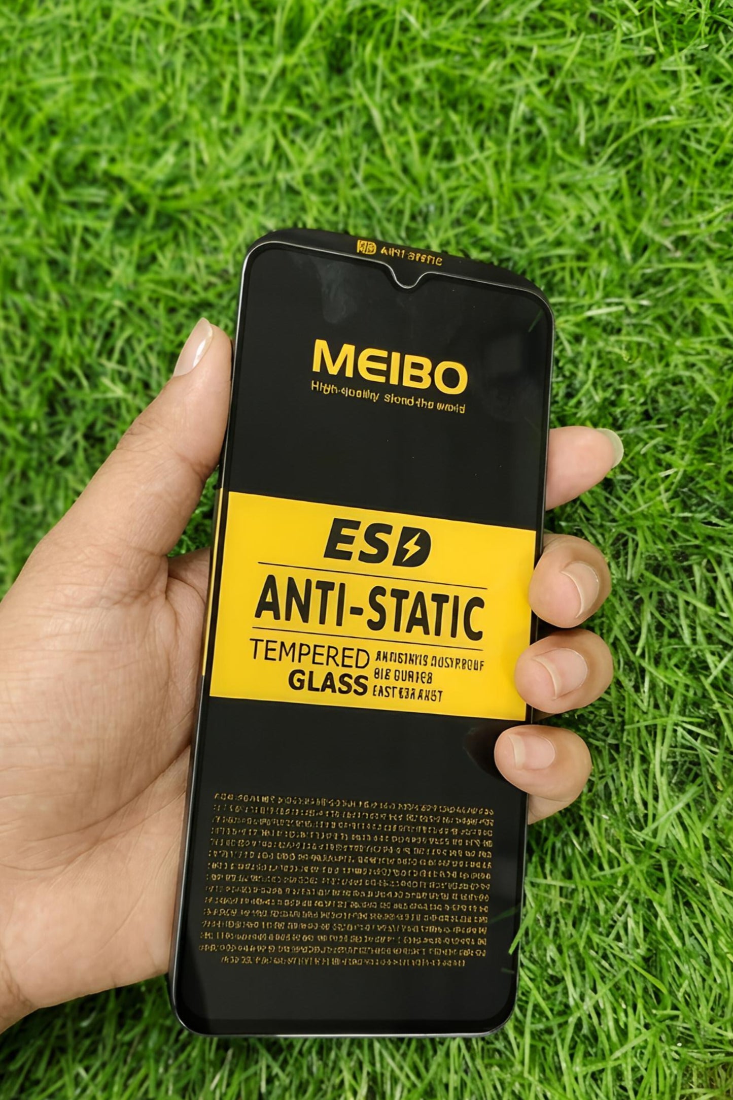 Premium MEIBO Realme 5 Tempered Glass | ESD Anti-Static Technology | Fast Exhaust Air-Bubble Free