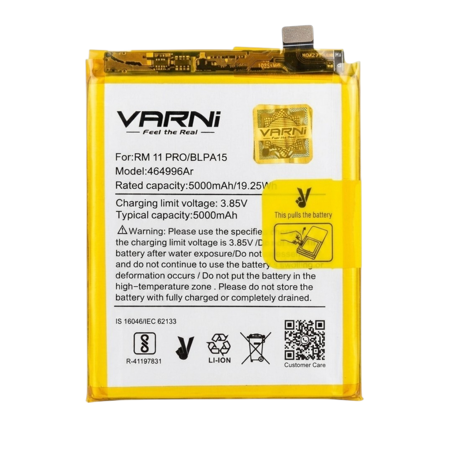 Premium 5000mAh Battery Compatible with Realme 11 Pro 5G | Model BLPA15 | Long-Lasting Backup
