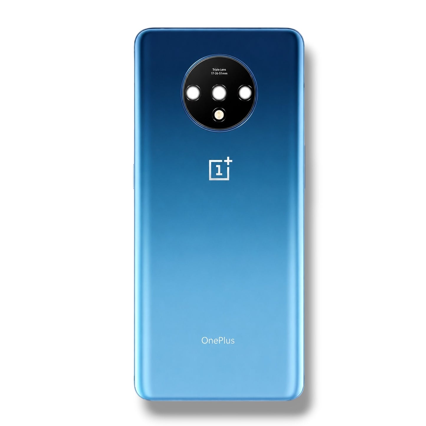 Premium Glass Back Panel Replacement for OnePlus 7T (HD1901) – Glacier Blue Rear Housing Cover