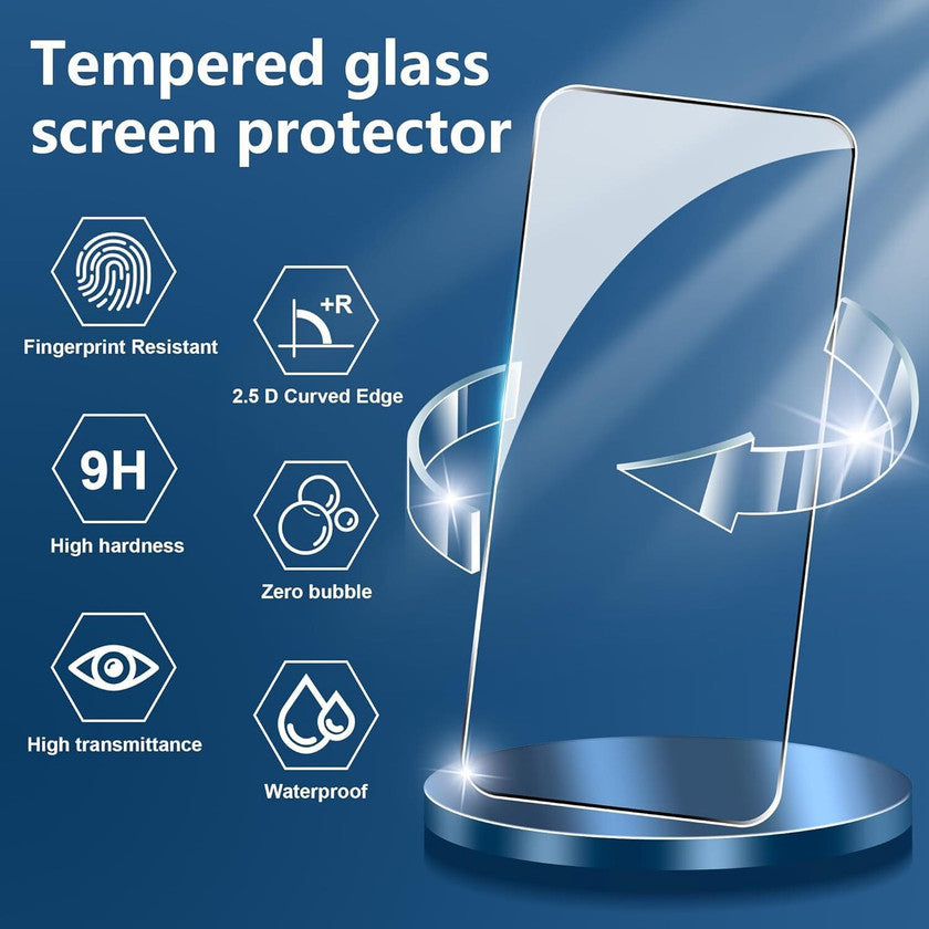 MB Premium Glass Protector for Vivo V60 Series | Full Glue Edge-to-Edge Coverage | Anti-Scratch Screen Guard