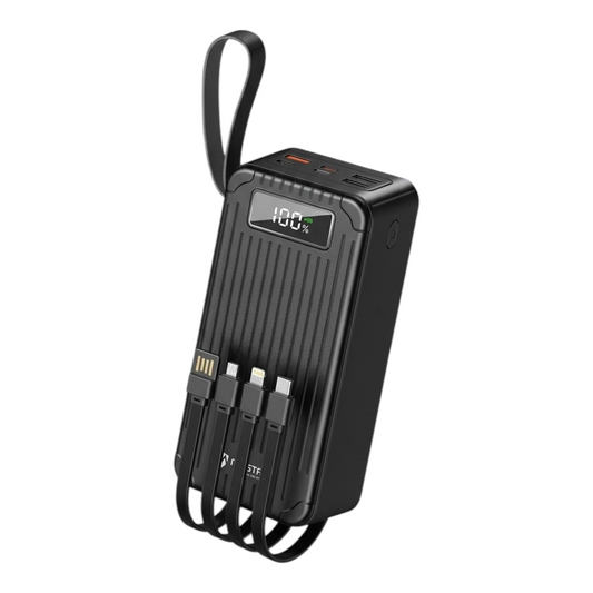 MS Star PB-022 30000mAh Power Bank – 22.5W Fast Charging with Integrated 3-in-1 Cable