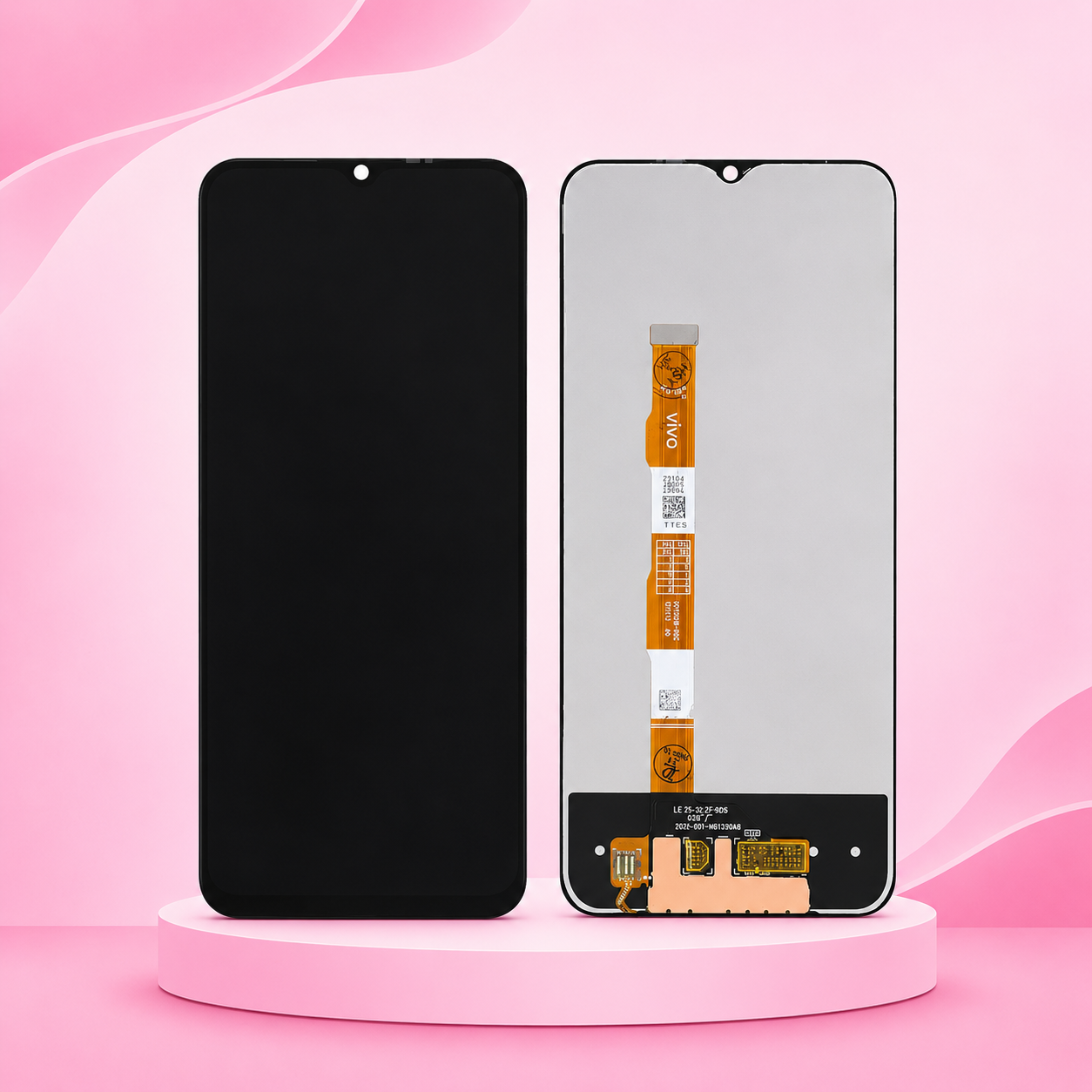 Vivo Y12 Display Combo Folder with Touch Screen Digitizer Replacement – Premium Quality LCD (Black)