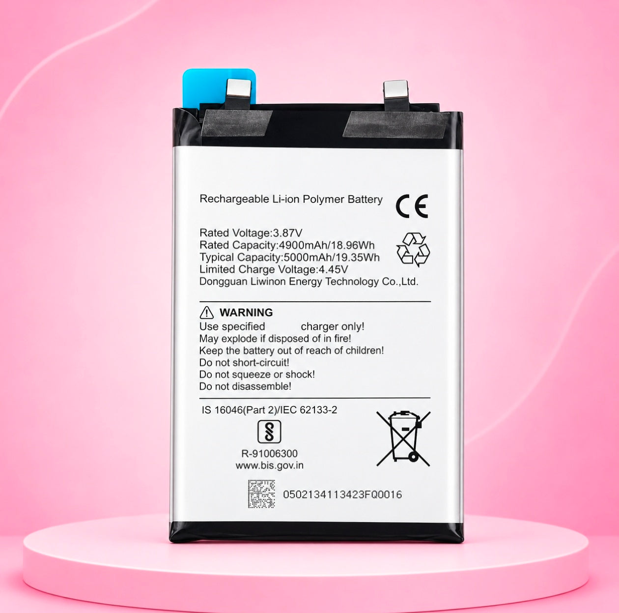 Infinix Note 30 Replacement Battery (5000mAh) | Model X6833B, X6716B Li-ion Polymer